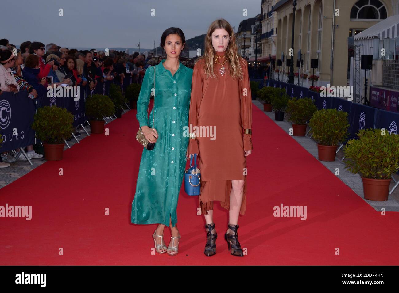 Charline Bourgeois-Tacquet and Sigrid Bouaziz attending the closing red