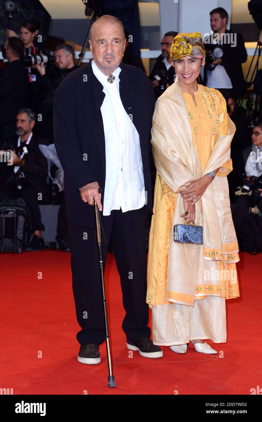 JeanClaude Carriere and his wife attending the At Eternity's Gate