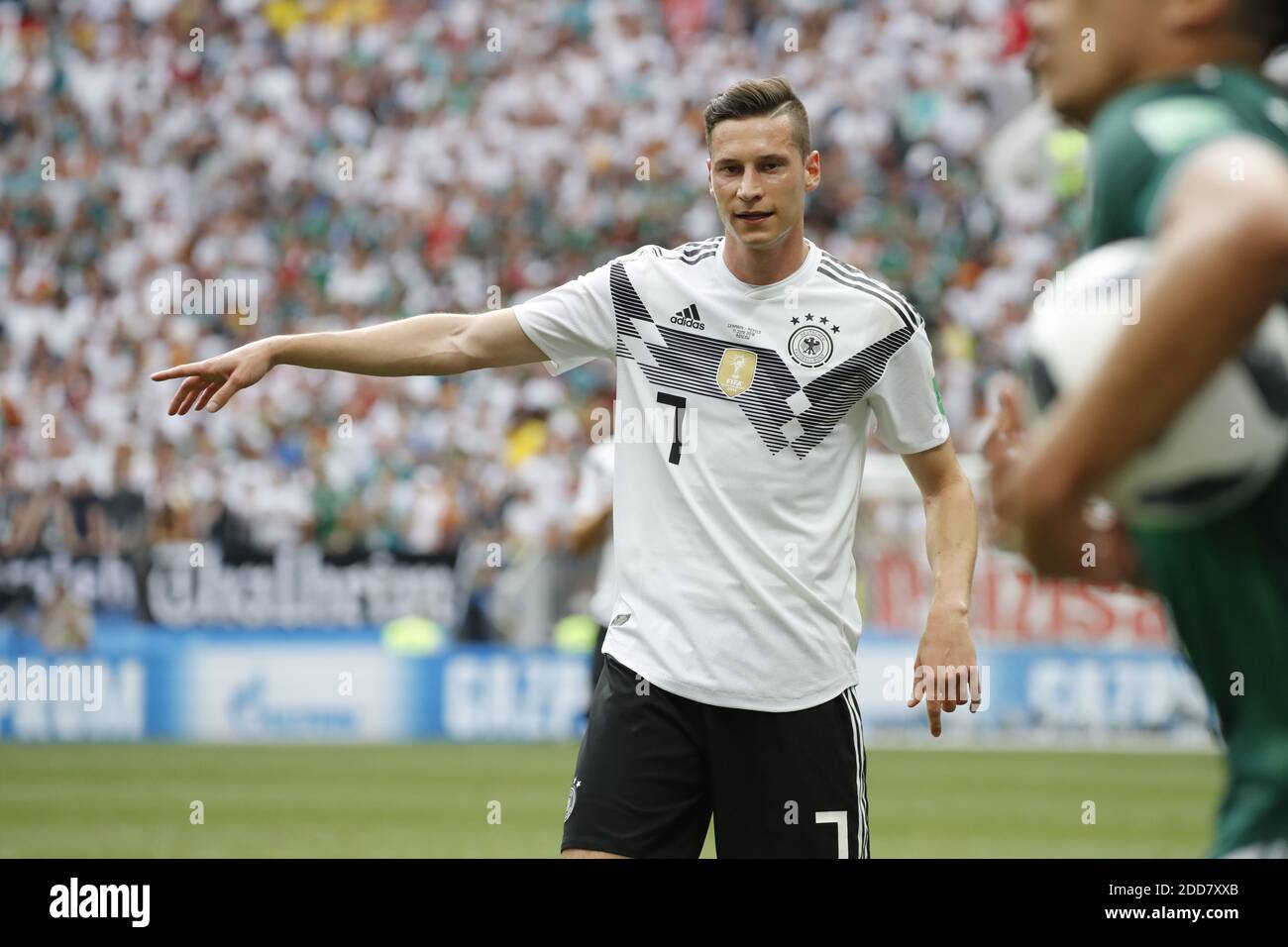 Germany's Julian Draxler during the 2018 FIFA World Cup Russia game, Germany vs Mexico in Luzhniky Stadium, Moscow, Russia on June 17, 2018. Mexico won 1-0. Photo by Henri Szwarc/ABACAPRESS.COM Stock Photo