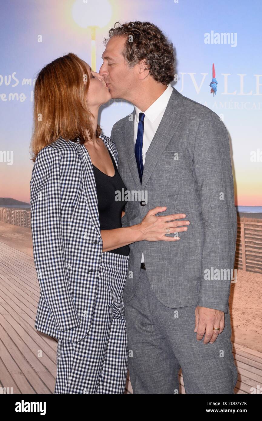 Jordana Spiro and husband Matthew Spitzer attending a photocall for the  movie Night Comes On during the 44th Deauville American Film Festival in  Deauville, France on September 4, 2018. Photo by Julien