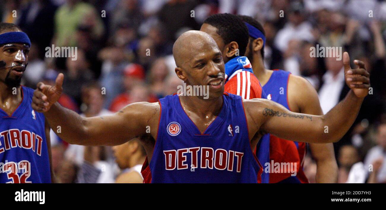 Detroit pistons center rasheed wallace hires stock photography and