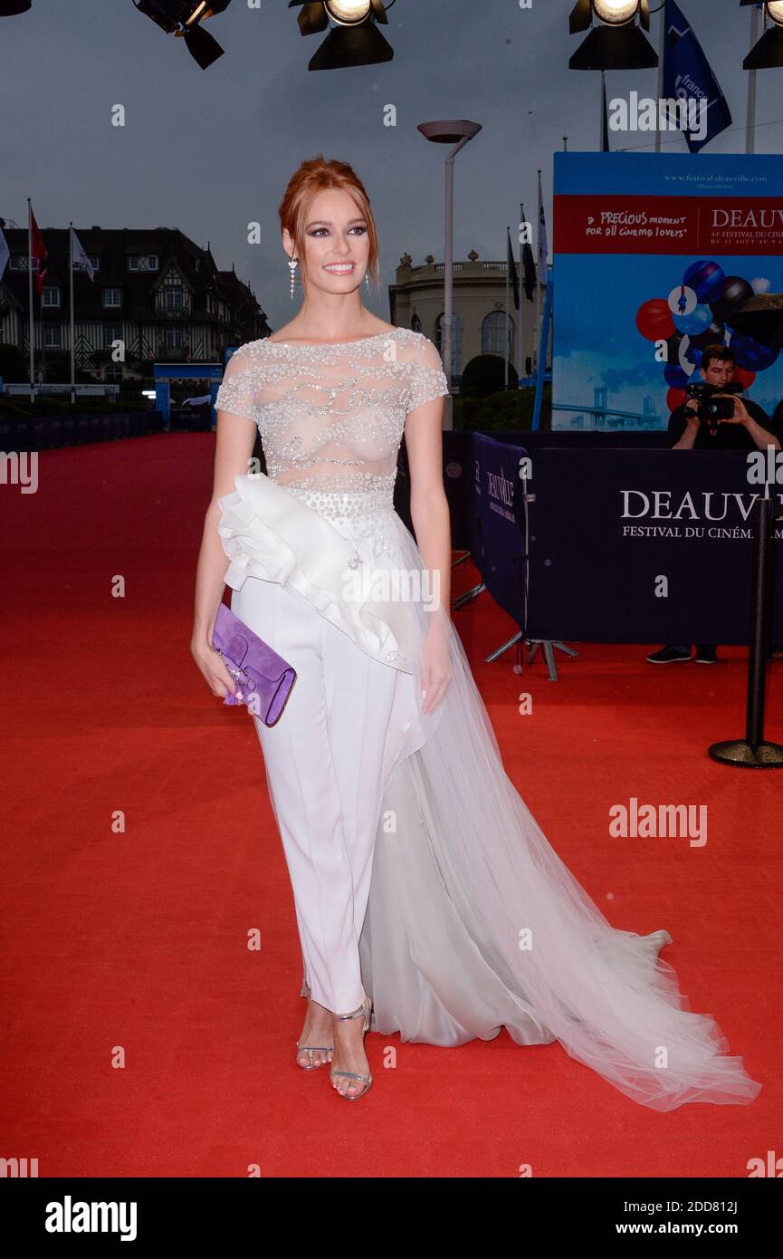 Miss France 2018 Maeva Coucke attending the premiere of The Sisters