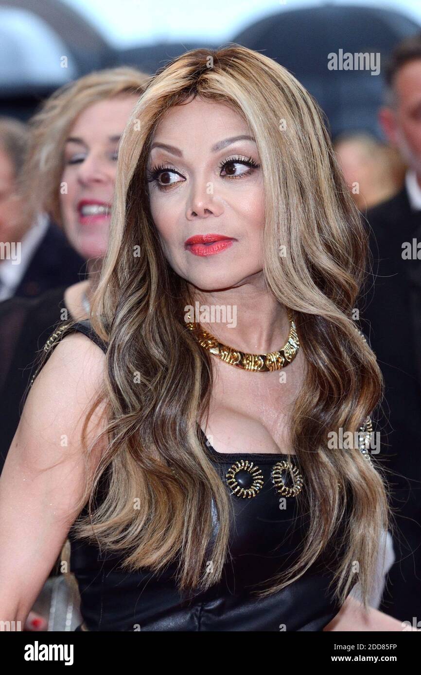 La Toya Jackson attending the Burning Premiere held at the Palais des