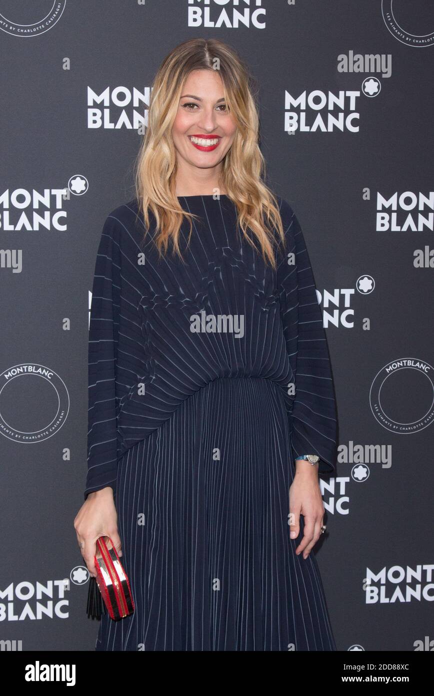 Sveva Alviti attends MontBlanc dinner les aimants by Charlotte