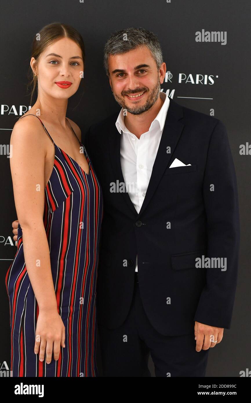 Marie-Ange Casta and General Director of H&M France Thomas Lourenco attend  the H&M Flagship Opening Party as part of Paris Fashion Week on June 19,  2018 in Paris, France. (Photo by Kristy