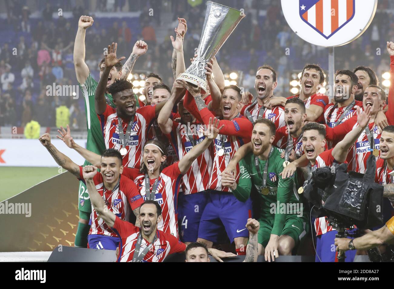 5,030 Olympique De Marseille V Club Atletico De Madrid Uefa Europa League Final