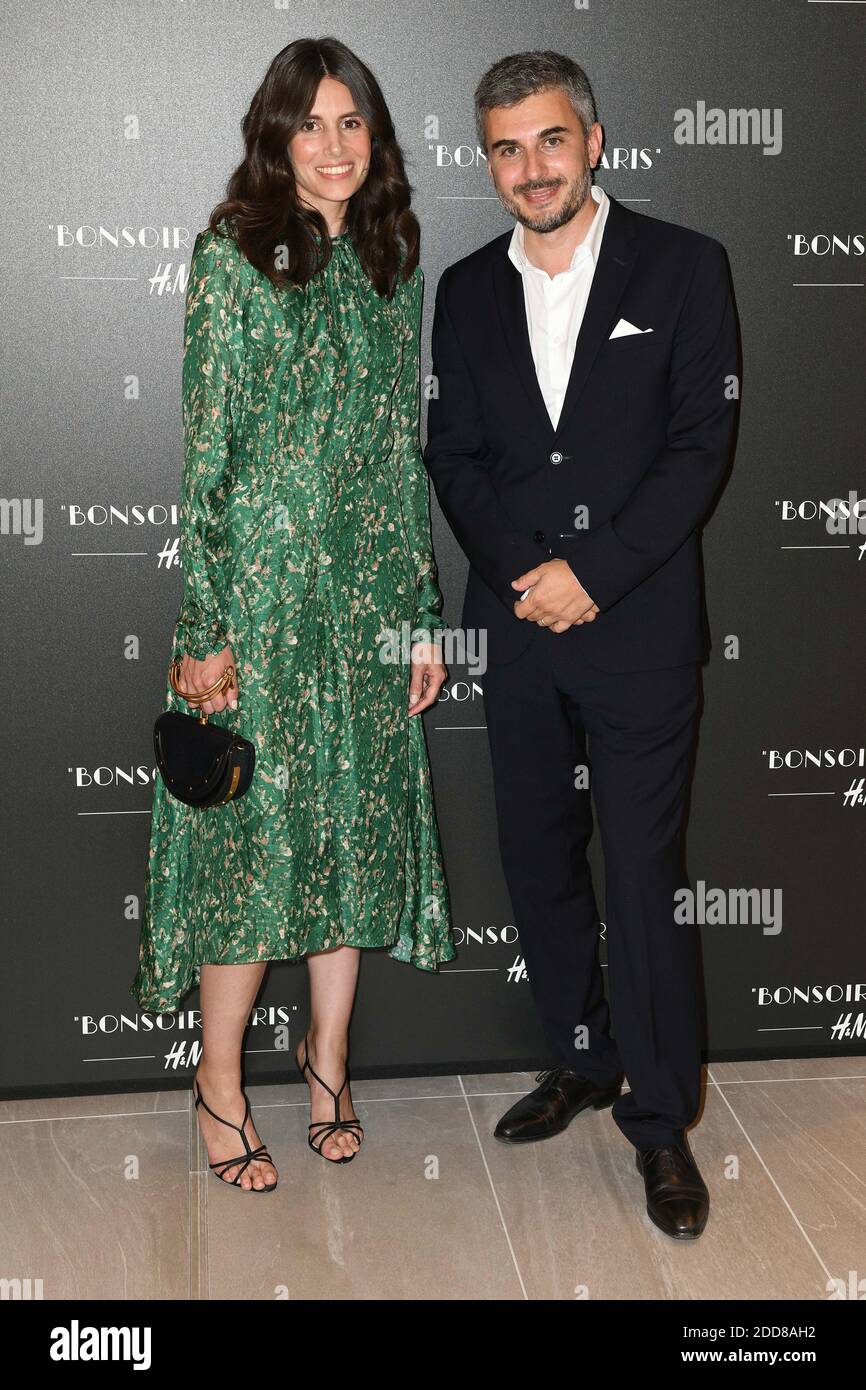 Louise Monot and General Director of H&M France Thomas Lourenco attend the  H&M Flagship Opening Party as part of Paris Fashion Week on June 19, 2018  in Paris, France. Photo by Laurent