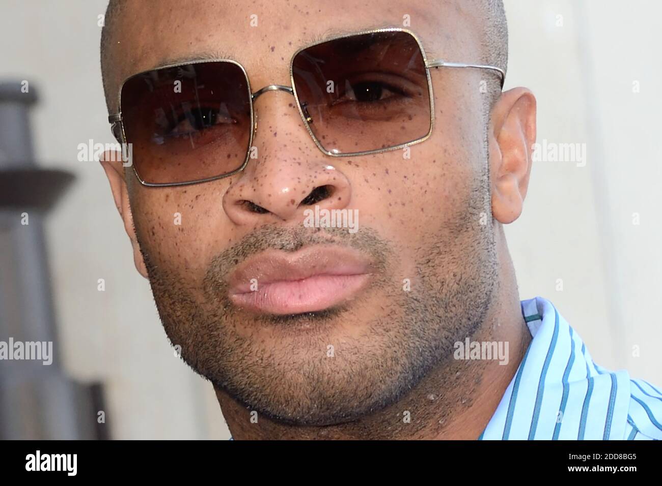 PJ Tucker attending the Off-White Menswear Spring Summer 2019 show as part  of Paris Fashion Week at the Palais de Chaillot in Paris, France on June  20, 2018. Photo by Aurore Marechal/ABACAPRESS.COM