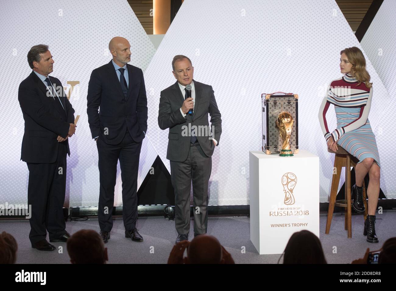 Natalia Vodianova Closes FIFA World Cup Gilded in Louis Vuitton