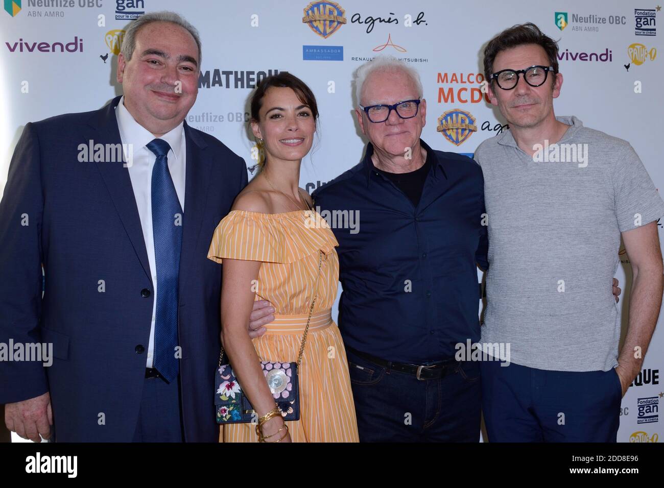 Olivier Snanoudj, Berenice Bejo, Malcolm McDowell and Michel