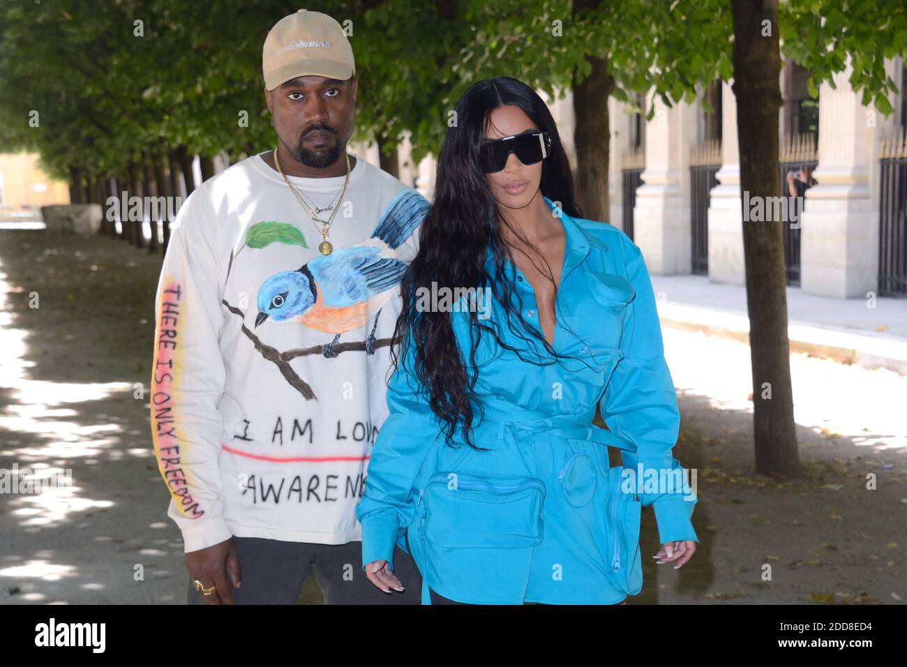 767 By Kanye West Front Row Paris Fashion Week Spring Summer Photos & High  Res Pictures - Getty Images