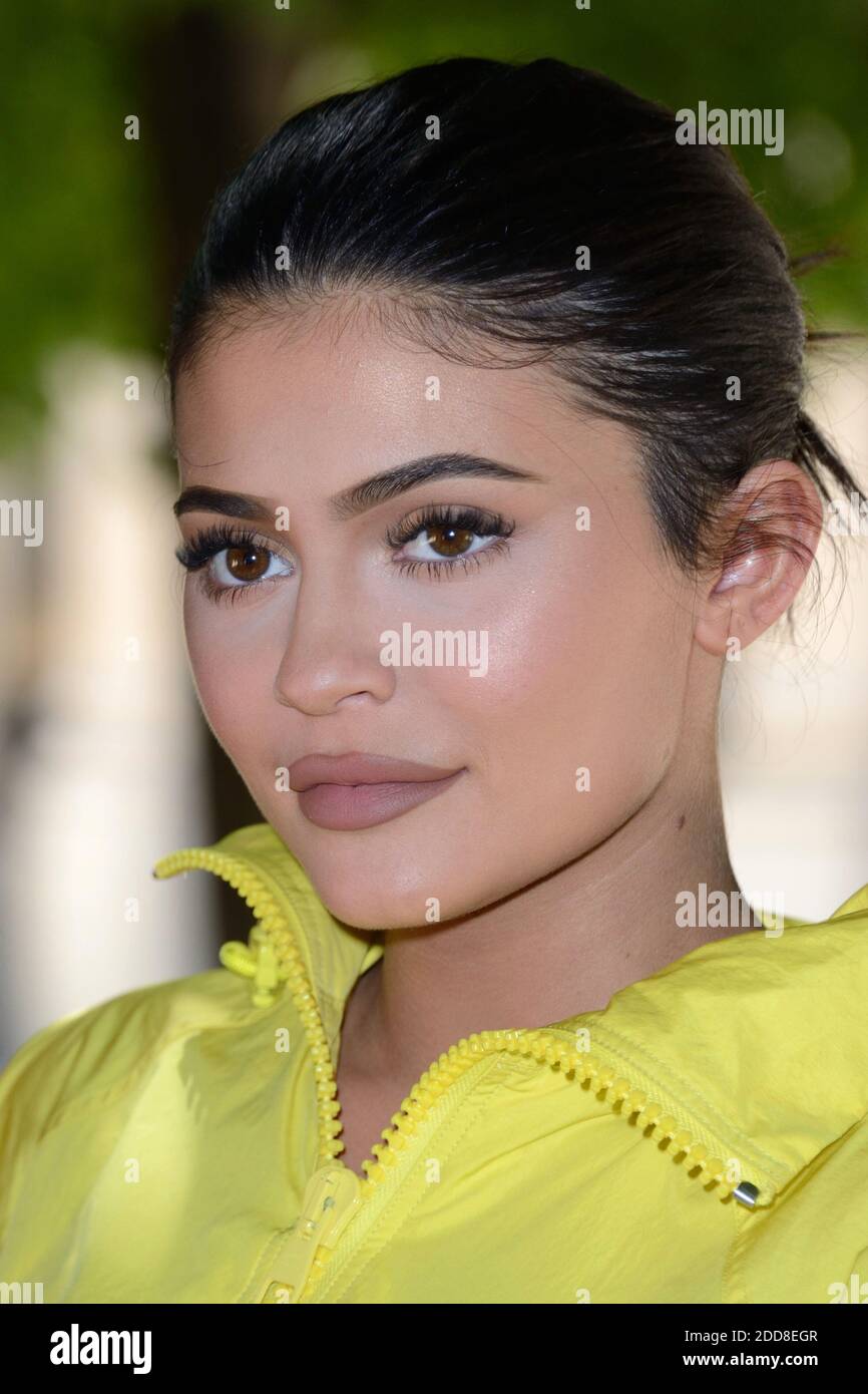 Kylie Jenner attending the Louis Vuitton Menswear Spring Summer 2019 show  as part of Paris Fashion Week in Paris, France on June 21, 2018. Photo by  Aurore Marechal/ABACAPRESS.COM Stock Photo - Alamy