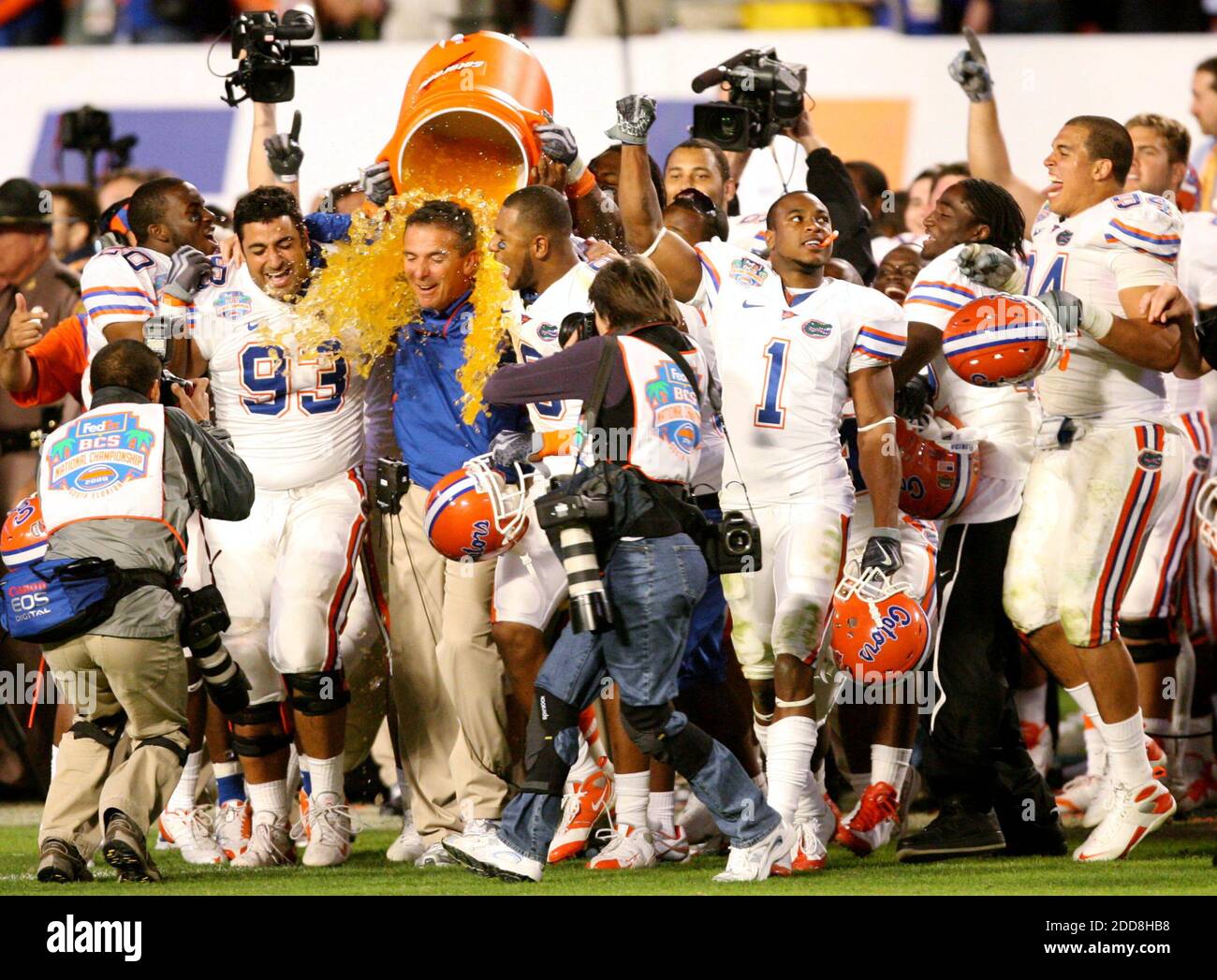 Gatorade at football game sean hi-res stock photography and images