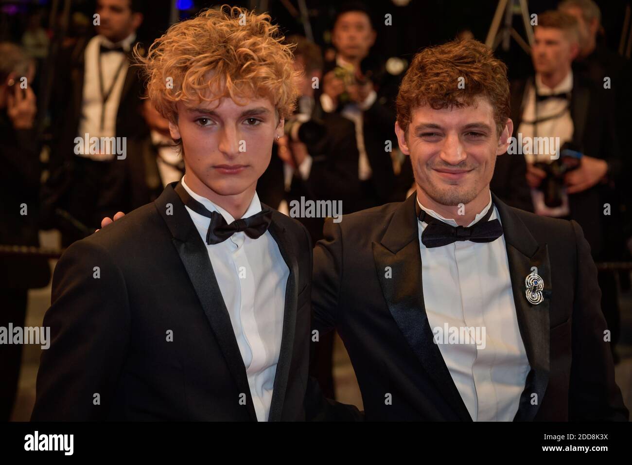 Niels Schneider And Vassili Schneider Attending The Premiere Of The Film Un Couteau Dans Le Coeur During The 71st Cannes Film Festival In Cannes France On May 17 18 Photo By Julien