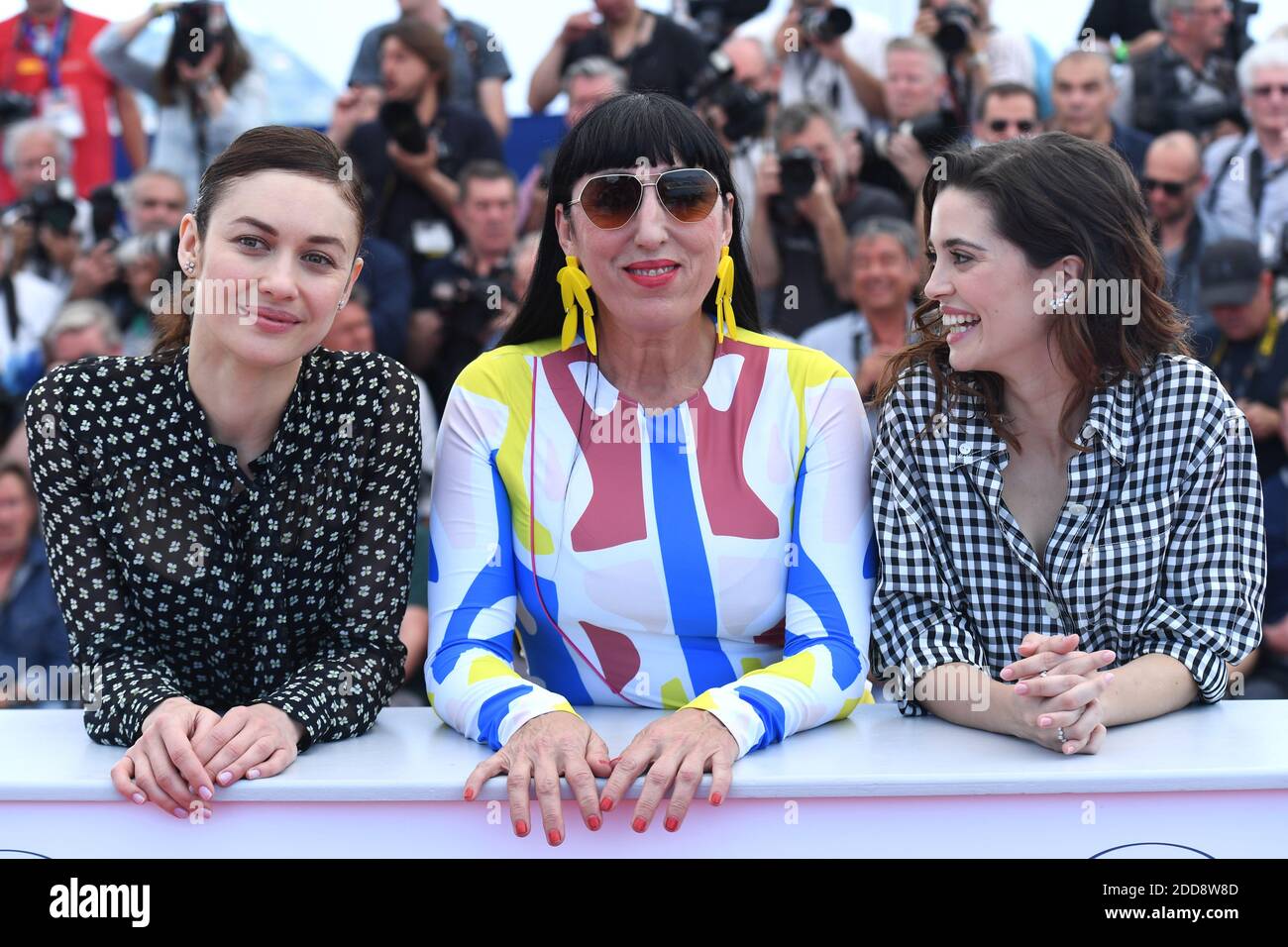 Olga Kurylenko, Rossy de Palma and Joana Ribeiro attending the The Man Who Killed Don Quixote Photocall held at the Palais des Festivals as part of the 71st annual Cannes Film Festival on May 19, 2018 in Cannes, France. Photo by Aurore Marechal/ABACAPRESS.COM Stock Photo