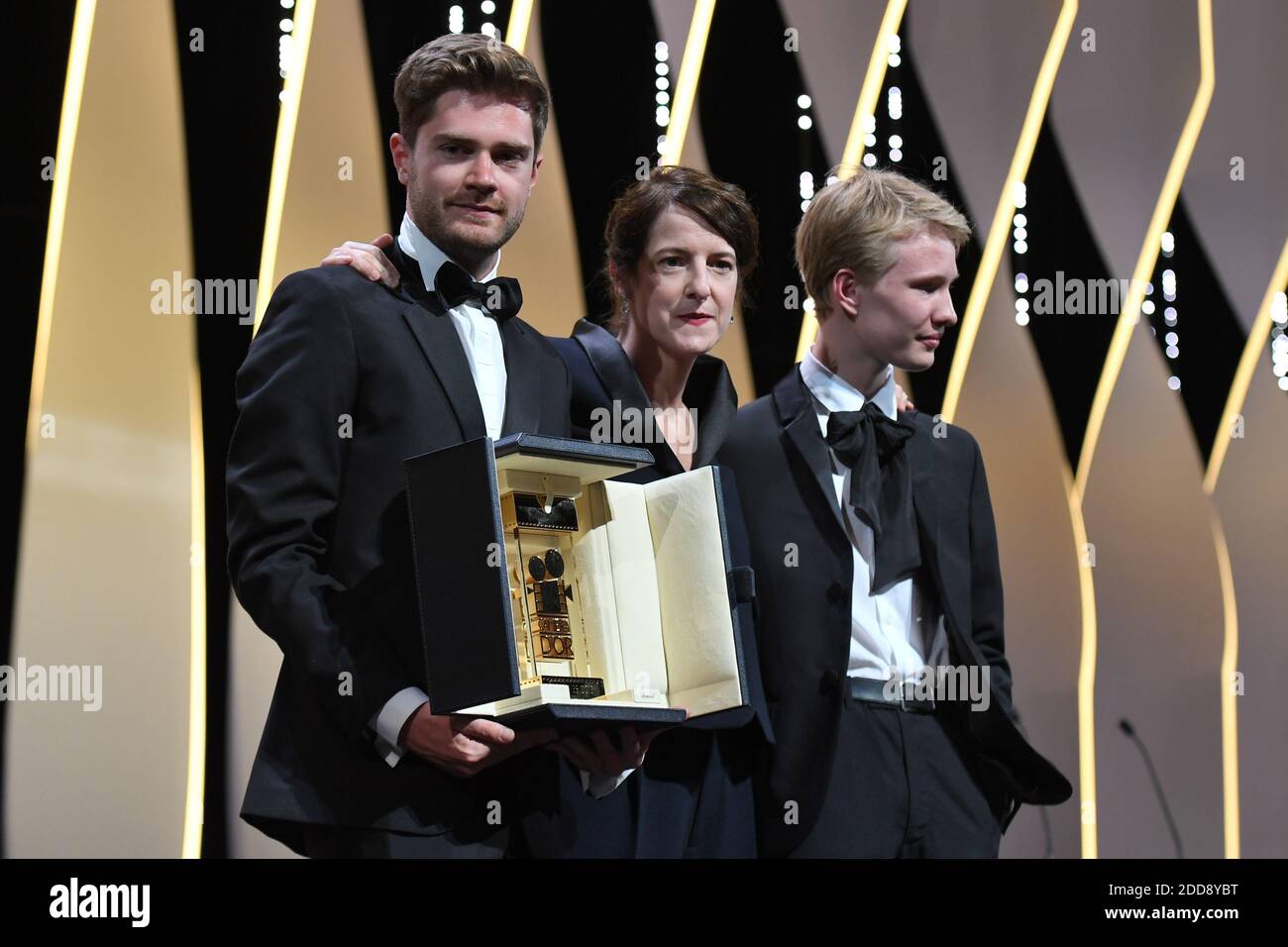 Director of &lsquo;Girl&rsquo; Lukas Dhont poses receives the Best Director Camera