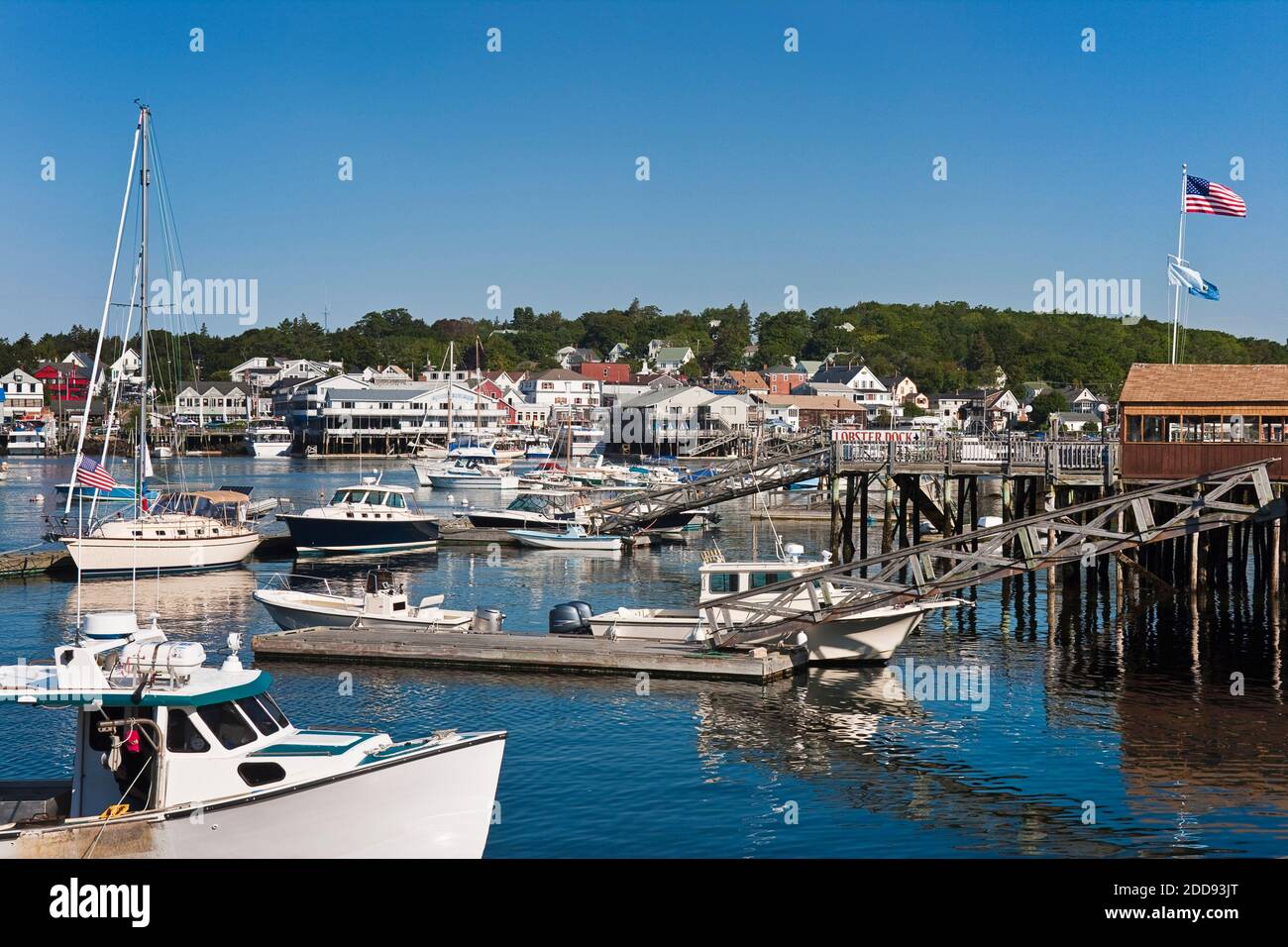 Boothbay Harbor, Maine, USA Stock Photo