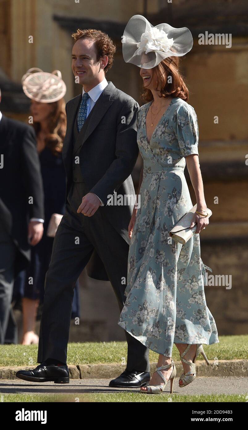 Tom Inskip arrives at St George's Chapel at Windsor Castle for the ...