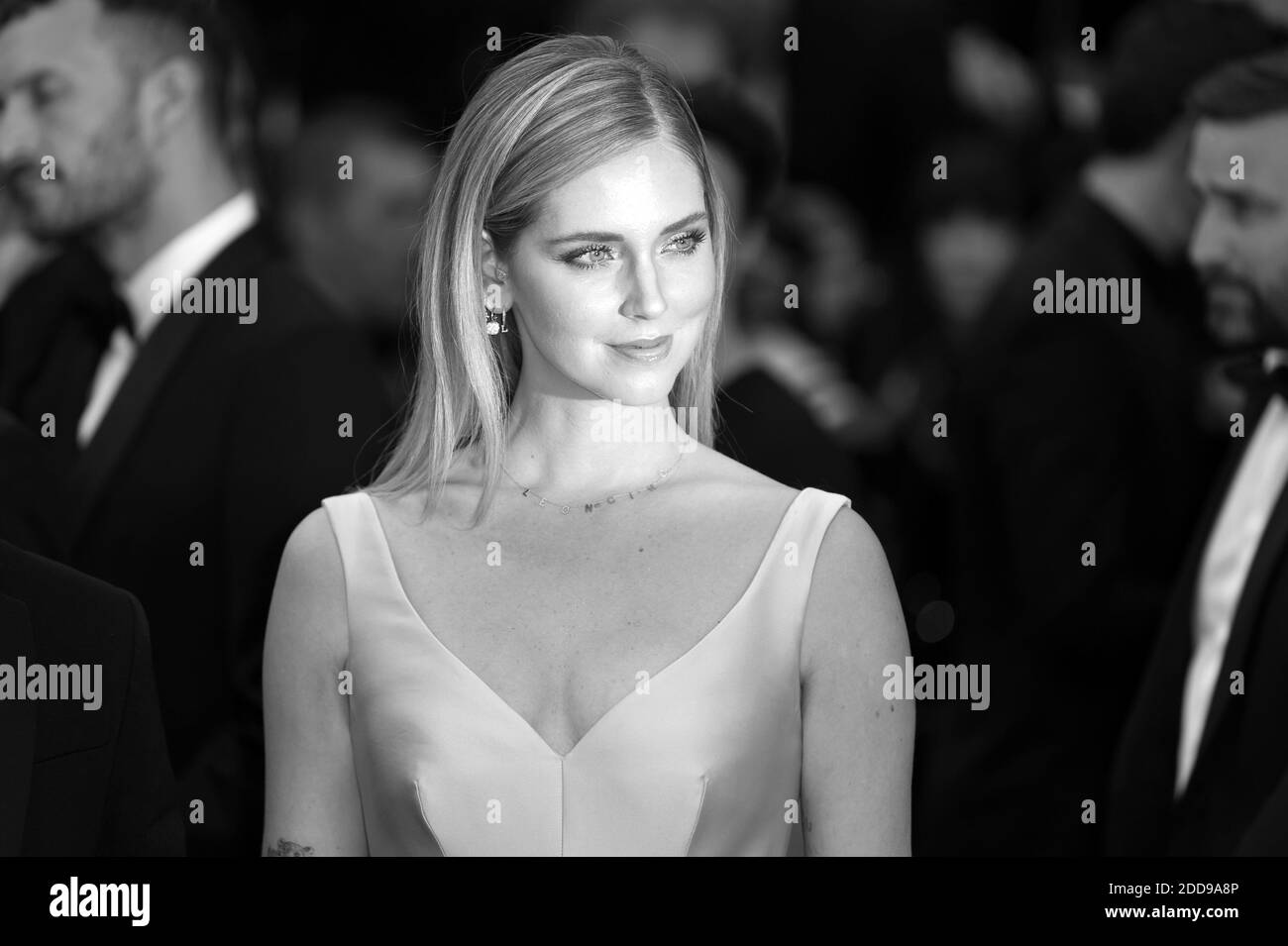 Chiara Ferragni arriving on the red carpet of 'Sink Or Swim (Le Grand