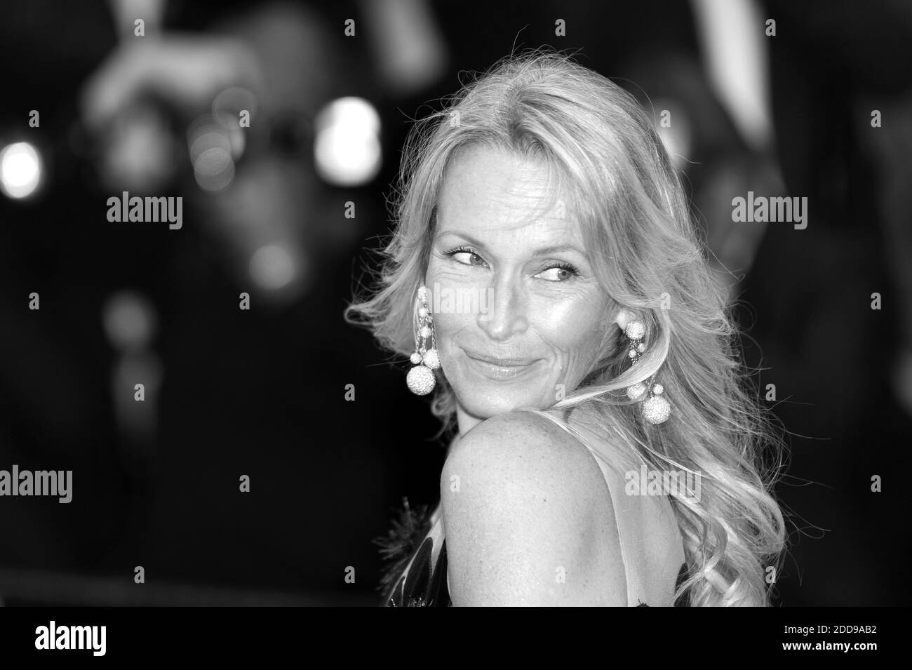 Estelle Lefebure arriving on the red carpet of 'Burning' screening held