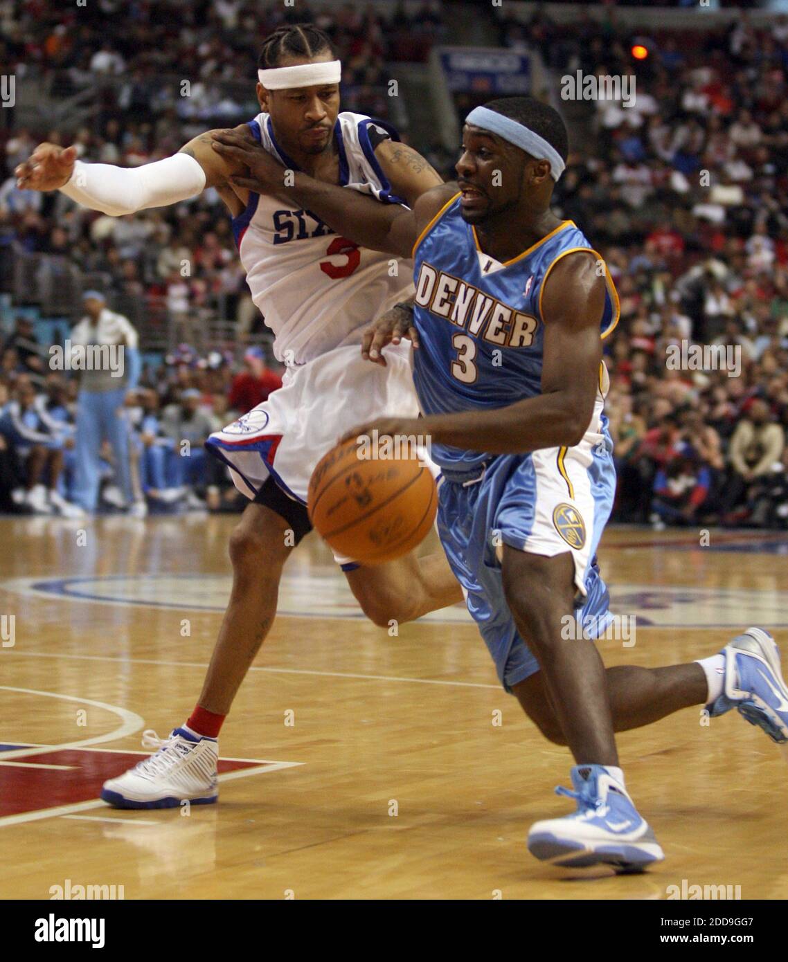 Allen Iverson 2006-2007 Denver Nuggets Game Worn Jersey, Matched to 4  Games, VICTORIAM, PART II, 2023