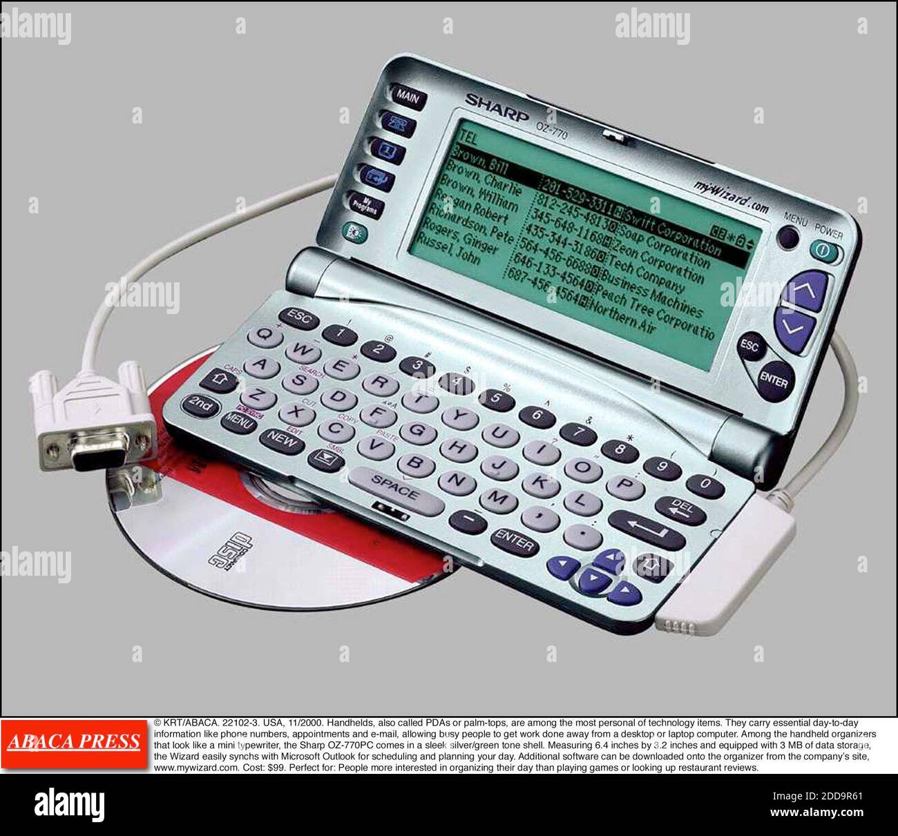 Cadre utilisant l'agenda numérique sur un ordinateur portable hybride Photo  Stock - Alamy