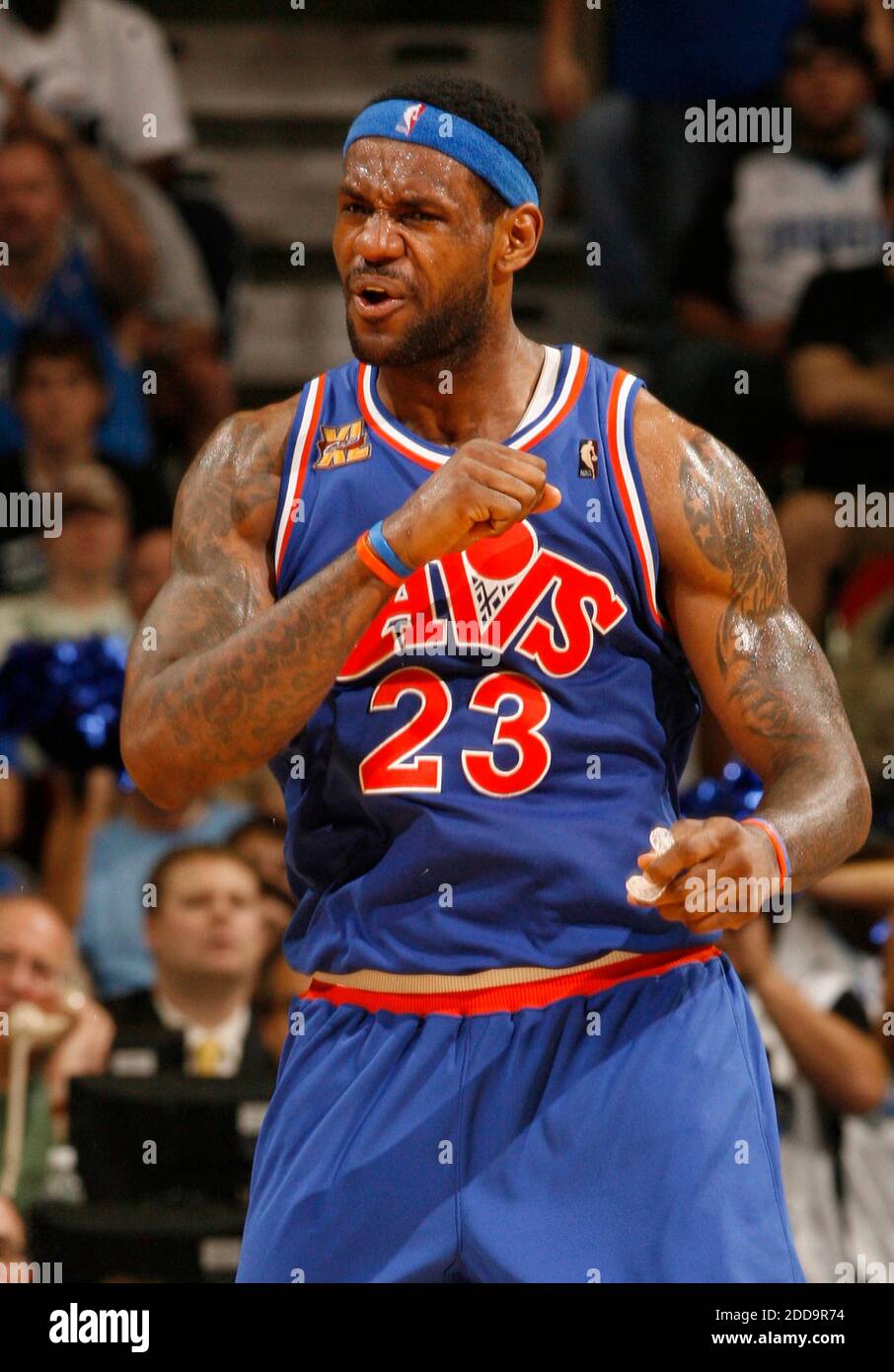 Cleveland Cavaliers LeBron James Blue Throwback Jersey