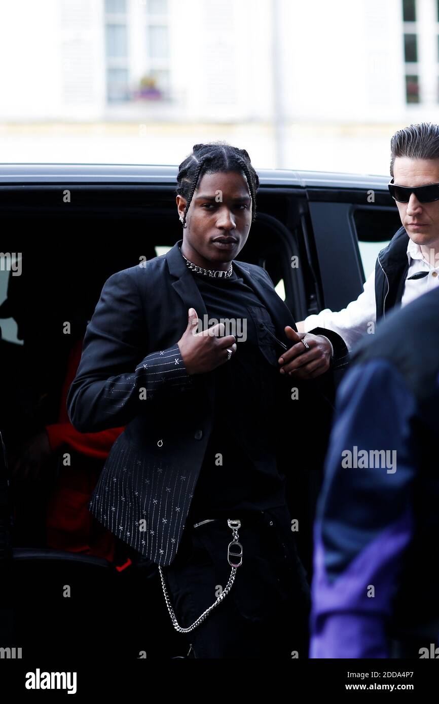 Street style ASAP Rocky arriving at Alyx Spring Summer 2019 menswear show held at Bercy Popb in Paris France on June 24th 2018. Photo by Marie Paola Bertrand Hillion ABACAPRESS.COM Stock Photo Alamy