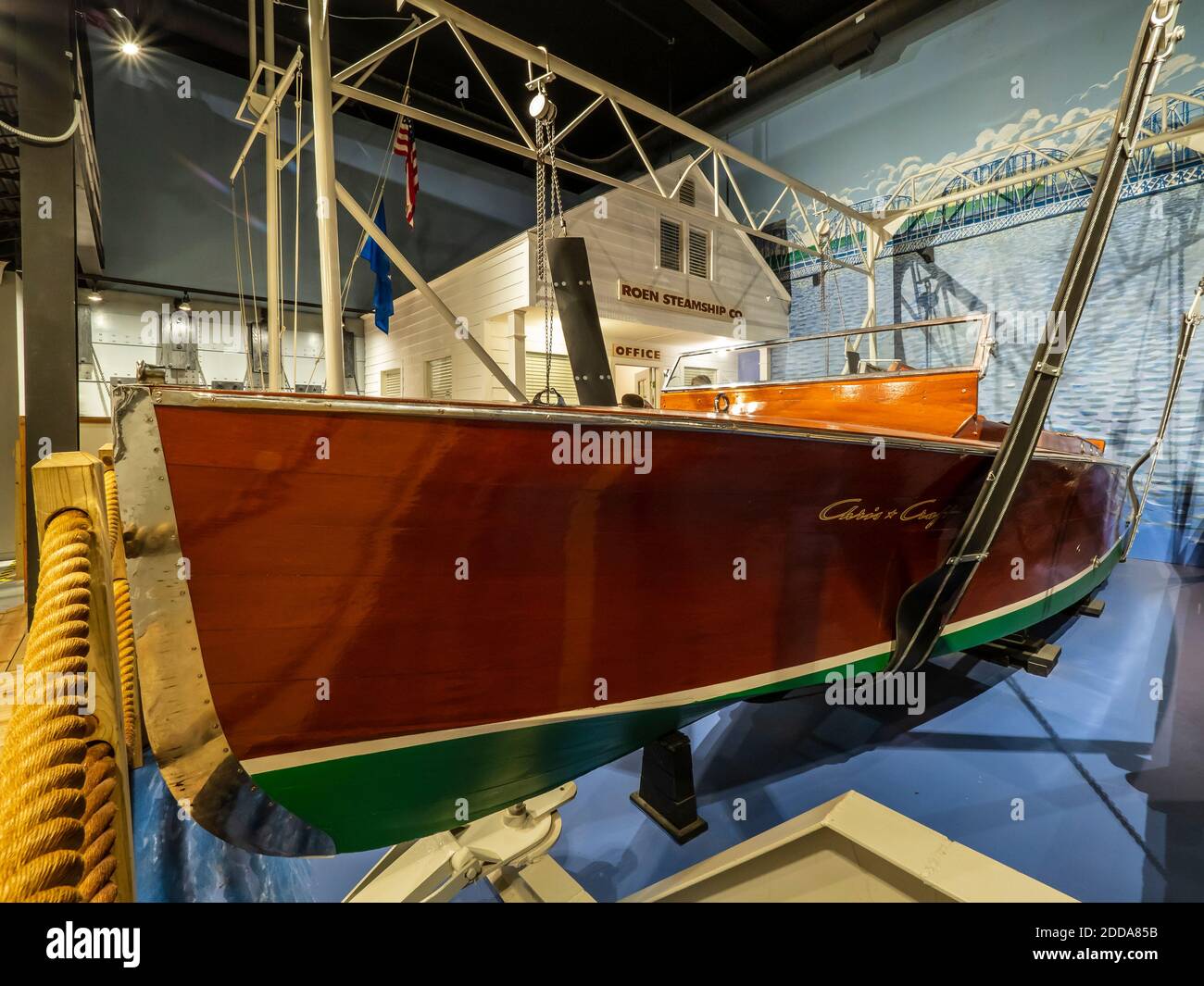 Inside the Door County Maritime Museum, Sturgeon Bay, Wisconsin Stock