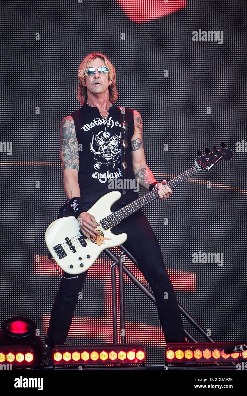 Duff Mckagan Duff McKagan bass guitarist of Guns N Roses performs live at stade