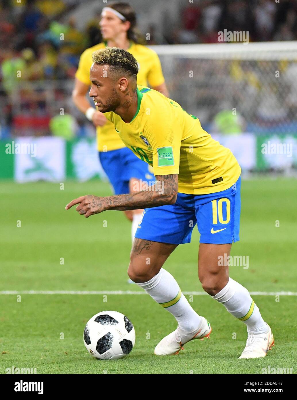 Brazil's Neymar Jr during the FIFA World Cup Group E Brazil