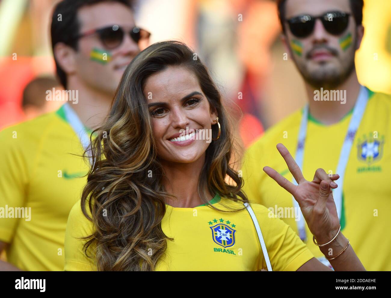 Supermodel Izabel Goulart, girlfriend of Germany’s goalkeeper Kevin