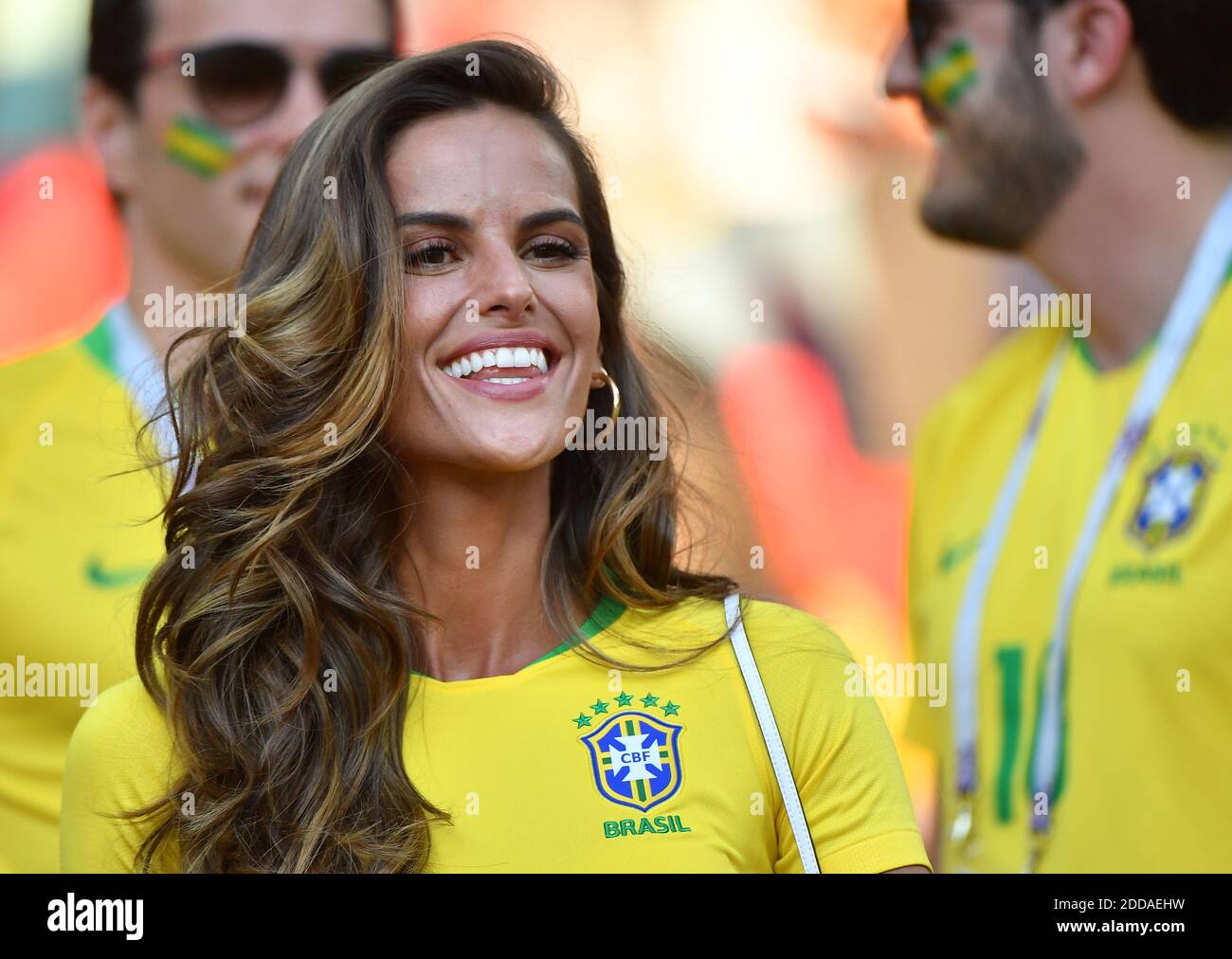 Supermodel Izabel Goulart, girlfriend of Germany’s goalkeeper Kevin