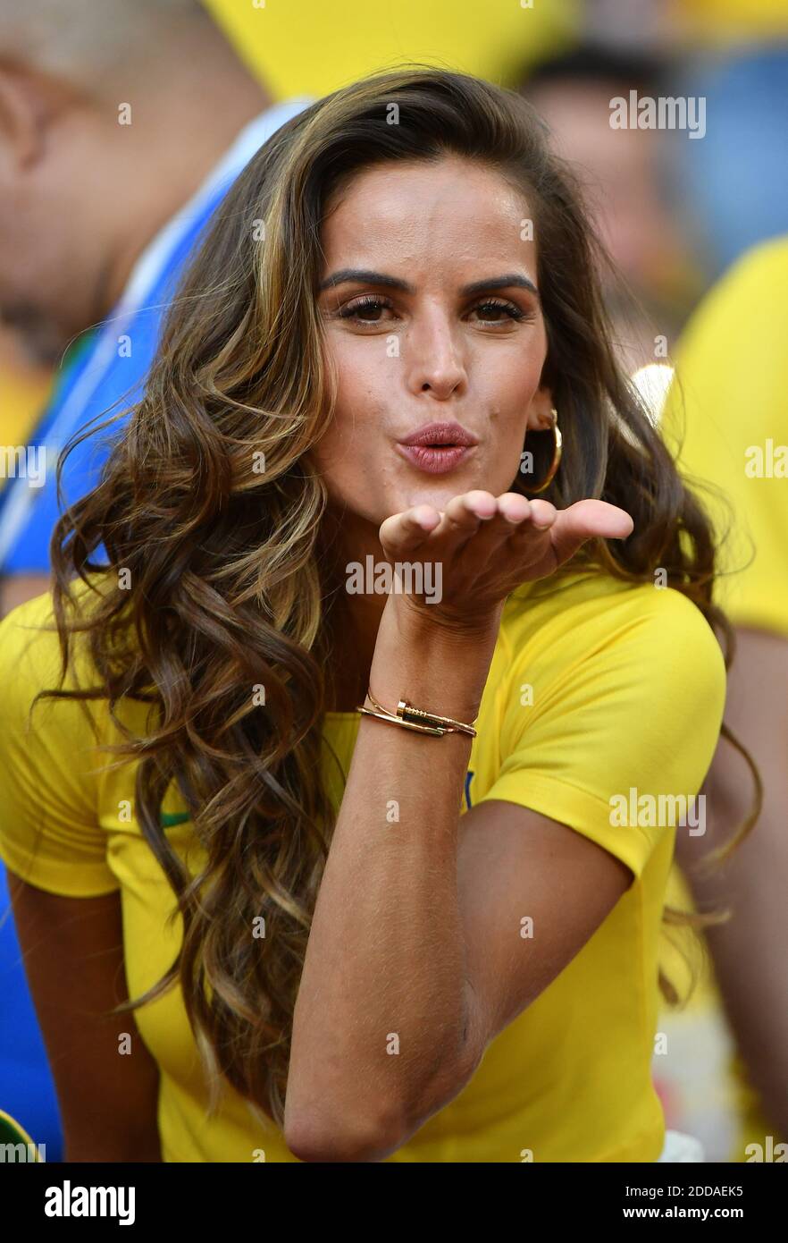 Supermodel Izabel Goulart, girlfriend of Germany’s goalkeeper Kevin