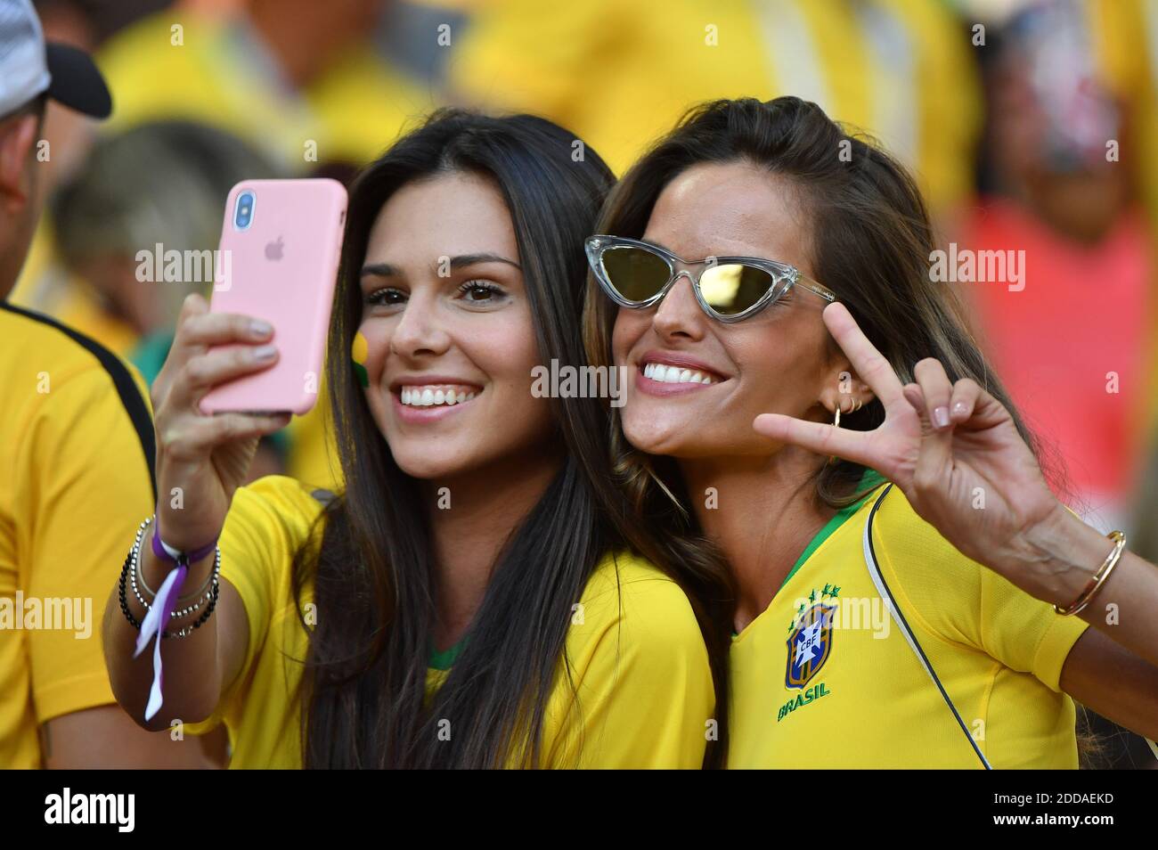 Supermodel Izabel Goulart, girlfriend of Germany’s goalkeeper Kevin