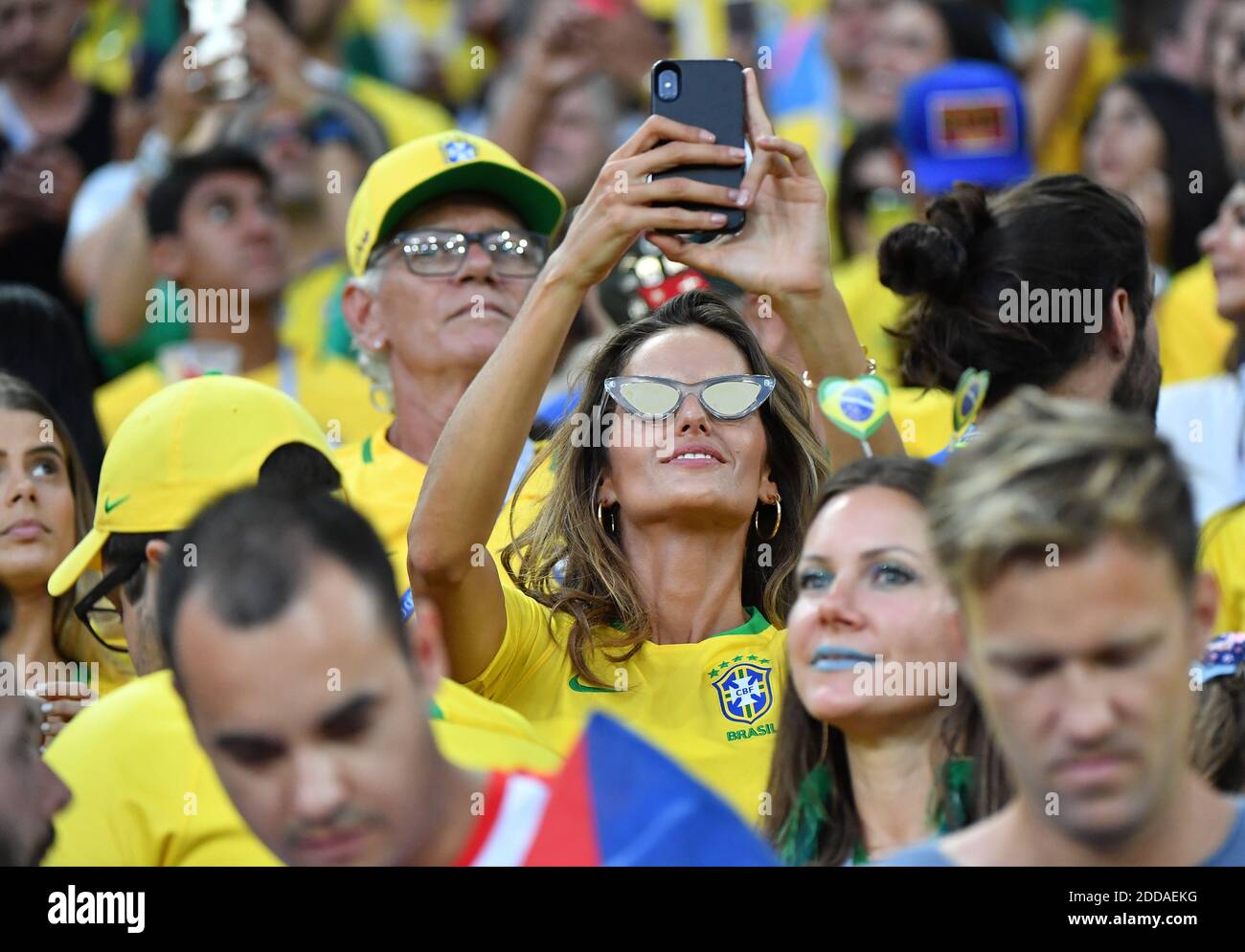 Supermodel Izabel Goulart, girlfriend of Germany’s goalkeeper Kevin