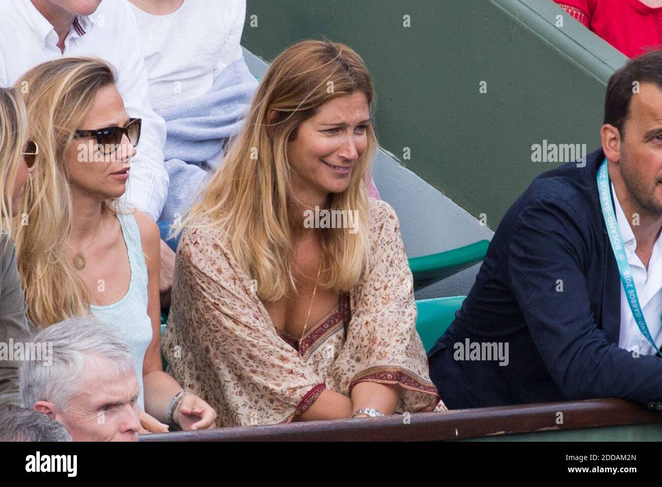 Karen Benneteau, Julien Benneteau's wife during French Tennis Open at  Roland-Garros arena on May 31, 2018 in Paris, France. Photo by Nasser  Berzane/ABACAPRESS.COM Stock Photo - Alamy