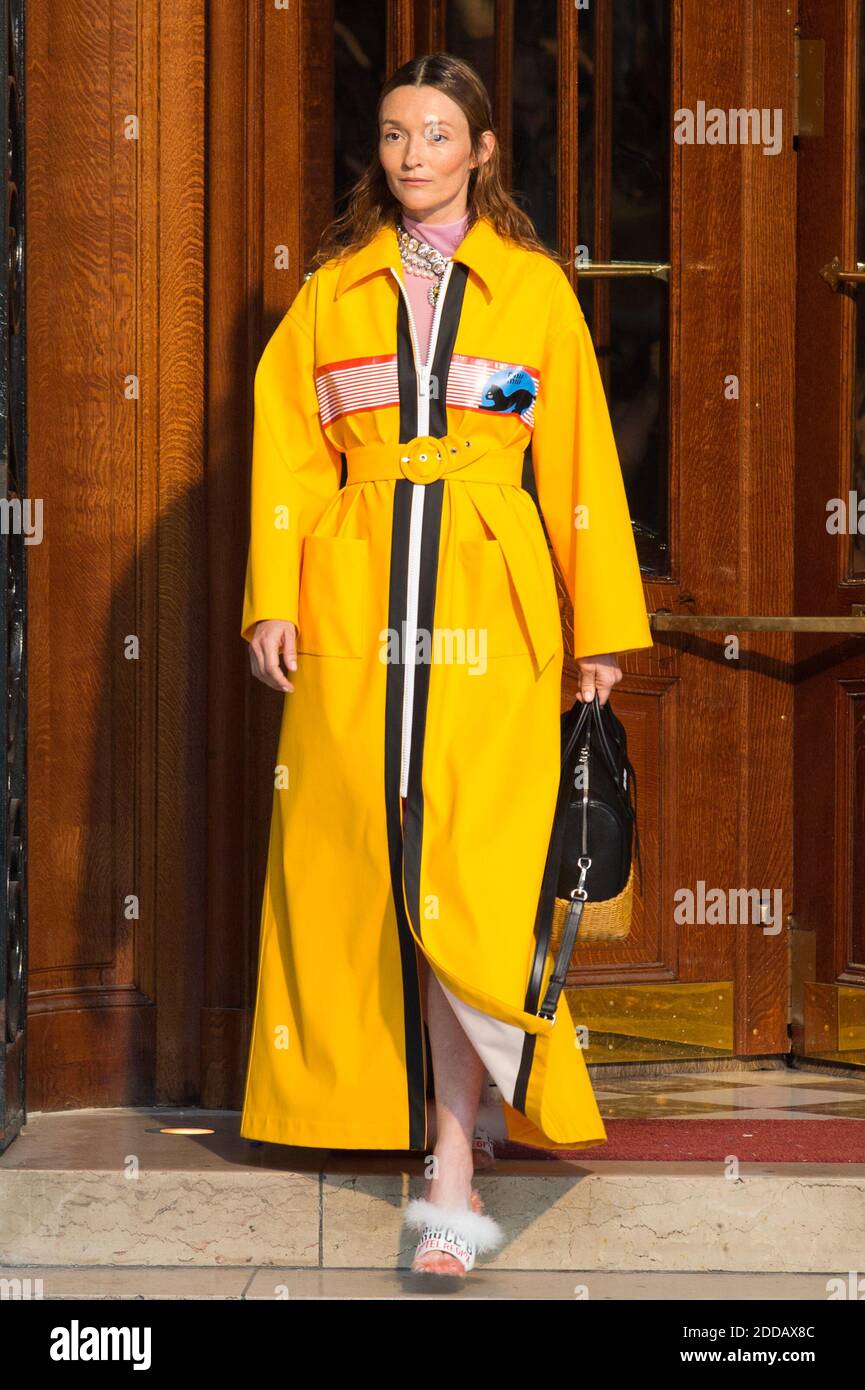 Audrey Marnay walks on the runway during the Miu Miu 2019 Cruise Collection  Show at Hotel Regina held in Paris, France on June 30, 2018. Photo by  Nasser Berzane/ABACAPRESS.COM Stock Photo - Alamy