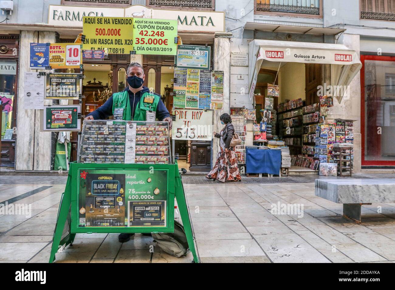 November 24 2020 November 24 2020 Malaga Go on sale the tenths of the Quota of the ONCE Black Friday with Amazon gift cards On November 27 is held the Black Friday