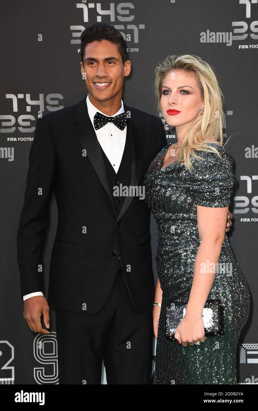 Raphael Varane Of Real Madrid And His Wife Camille Tytgat Arrive To The Best Fifa Football Awards 2018 At The Royal Festival Hall London Uk On September 24 2018 Photo By Christian