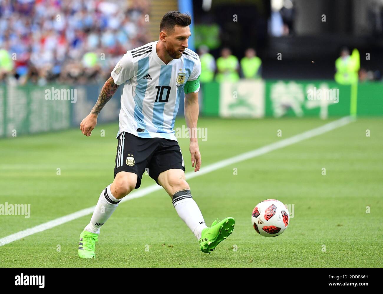 Argentina s Lionel Messi During The FIFA World Cup France V Argentina argentina-s-lionel-messi-during-the-fifa-world-cup-france-v-argentina
