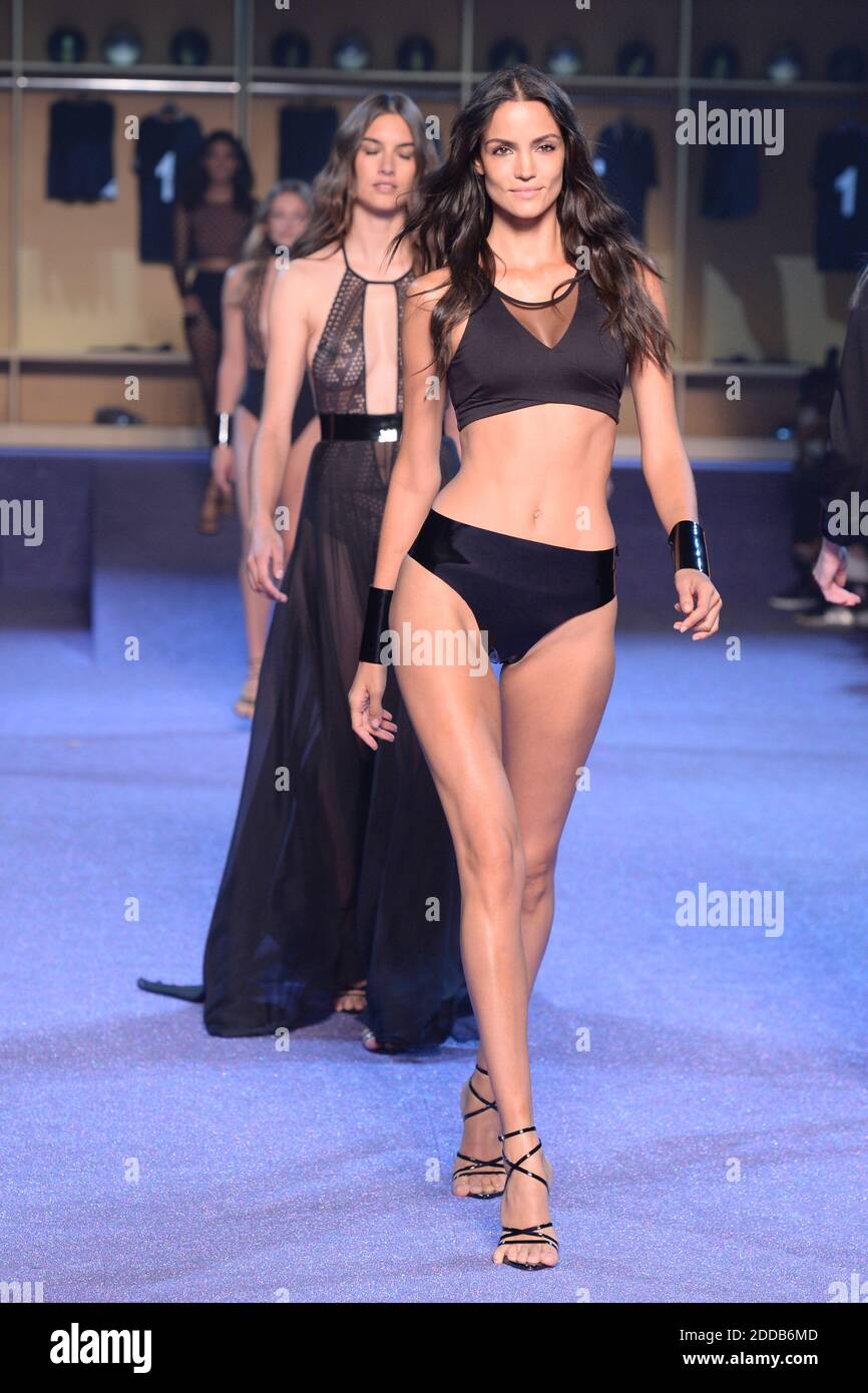 A model the runway during the Etam Fashion Show as part of Fashion Week