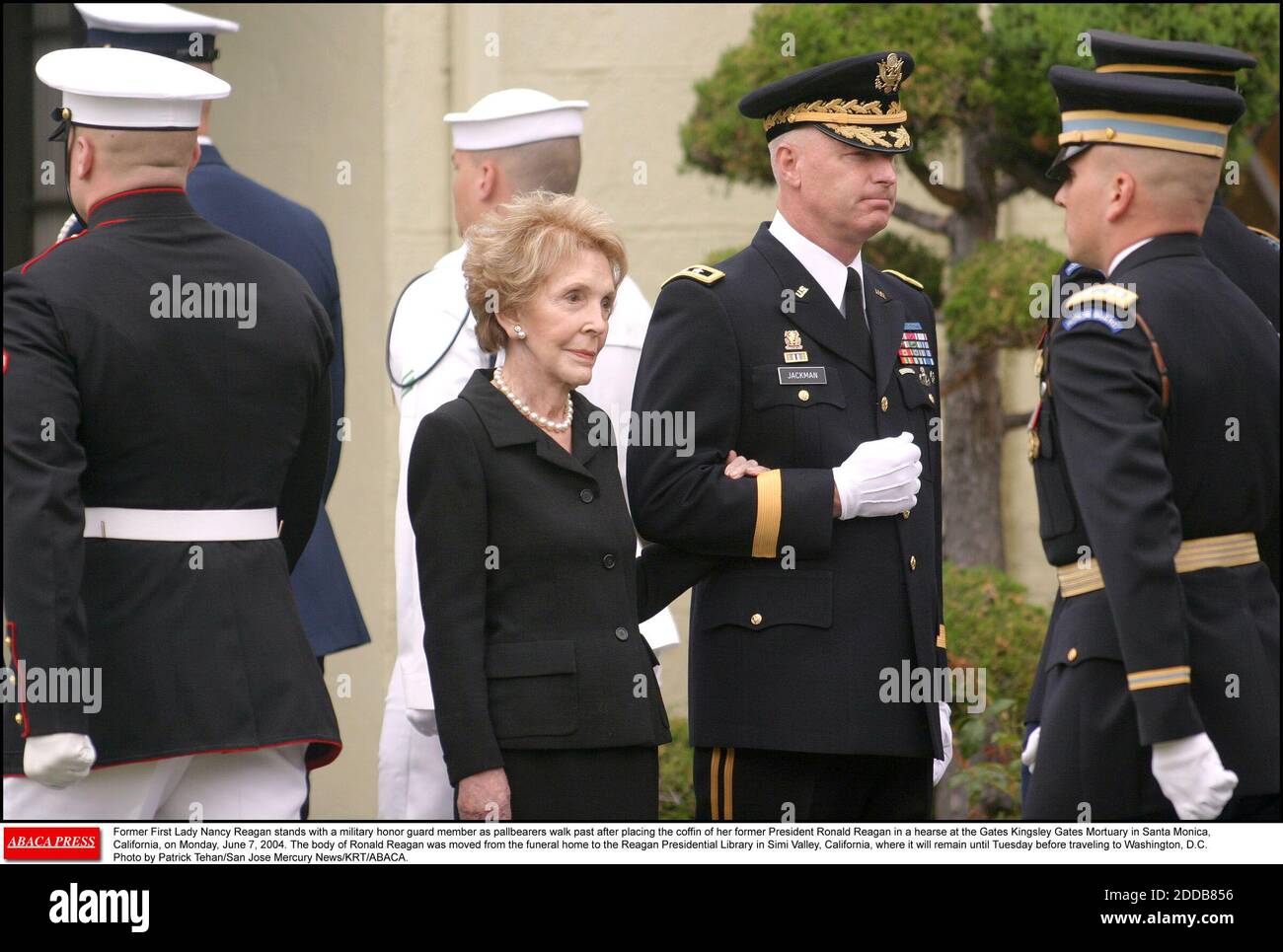 NO FILM, NO VIDEO, NO TV, NO DOCUMENTARY Former First Lady Nancy