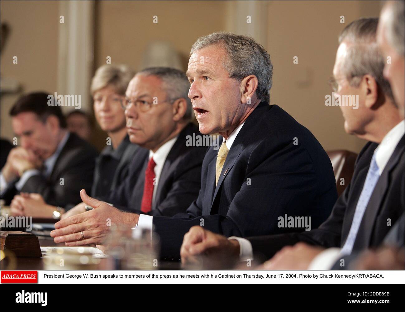 George bush cabinet members hi-res stock photography and images - Alamy