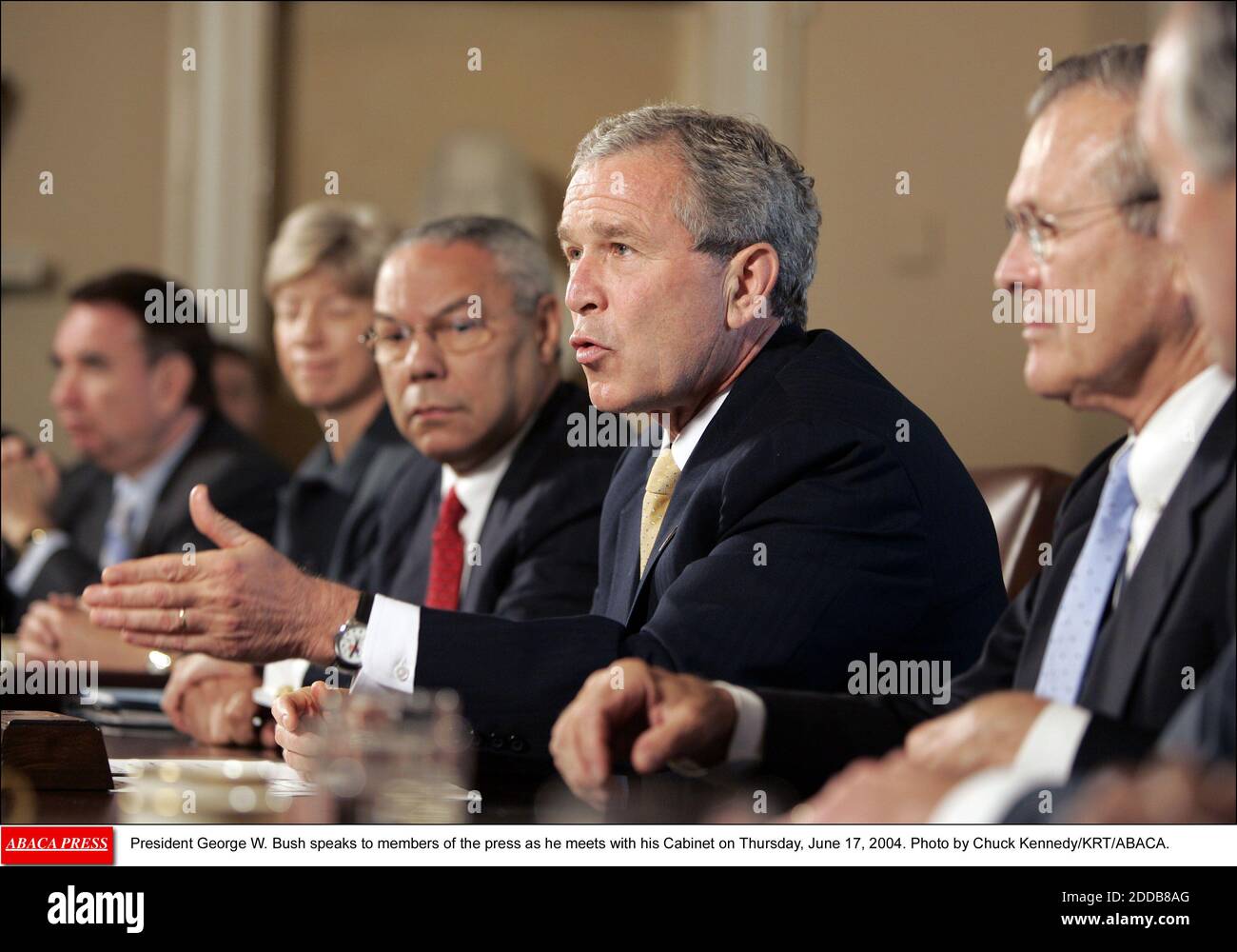 George bush cabinet members hi-res stock photography and images - Alamy