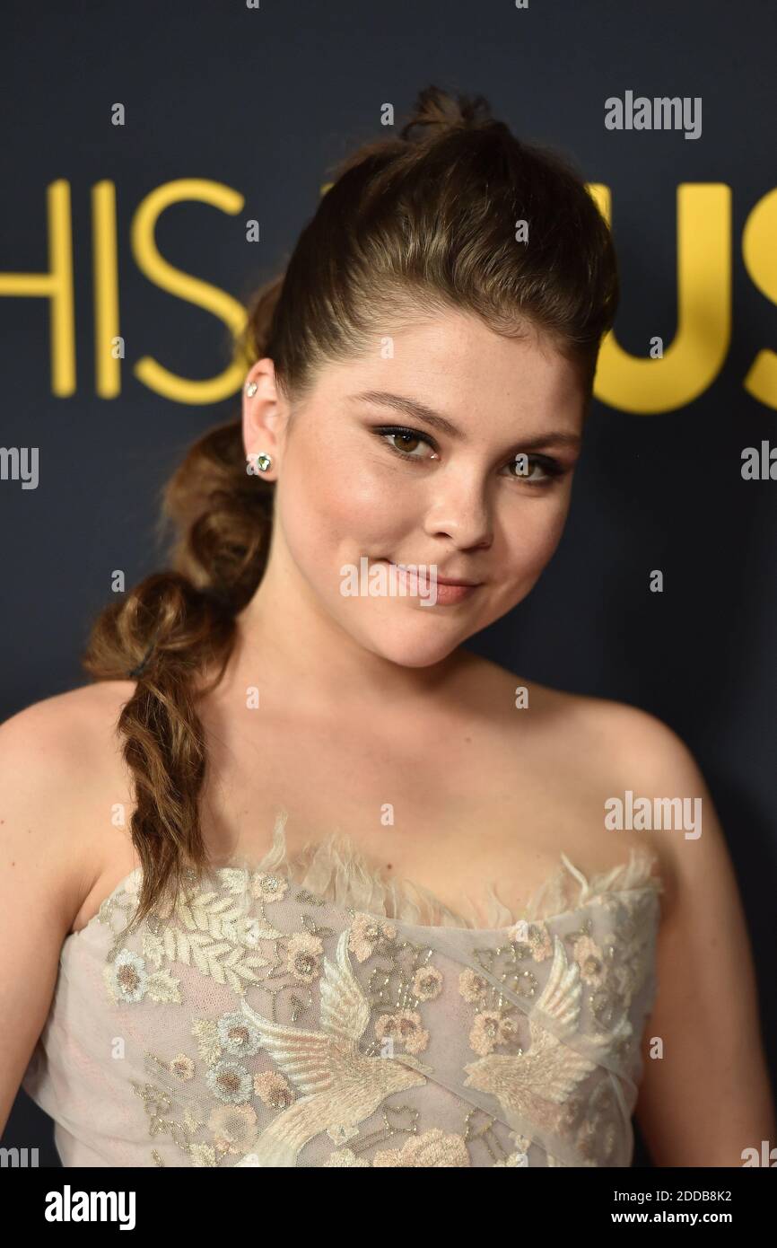 Hannah Zeile attends the Premiere of NBC's 'This Is Us' Season 3 at