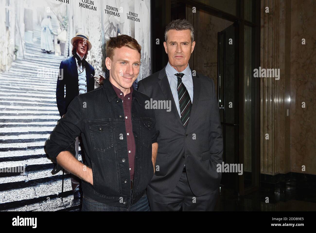 Rupert Everett and Edwin Thomas attend the LA Film Festival Gala Screening of The Happy Prince at the Wallis Annenberg Center For The Performing Arts on September 25, 2018 in Beverly Hills, CA, USA. Photo by Lionel Hahn/ABACAPRESS.COM Stock Photo