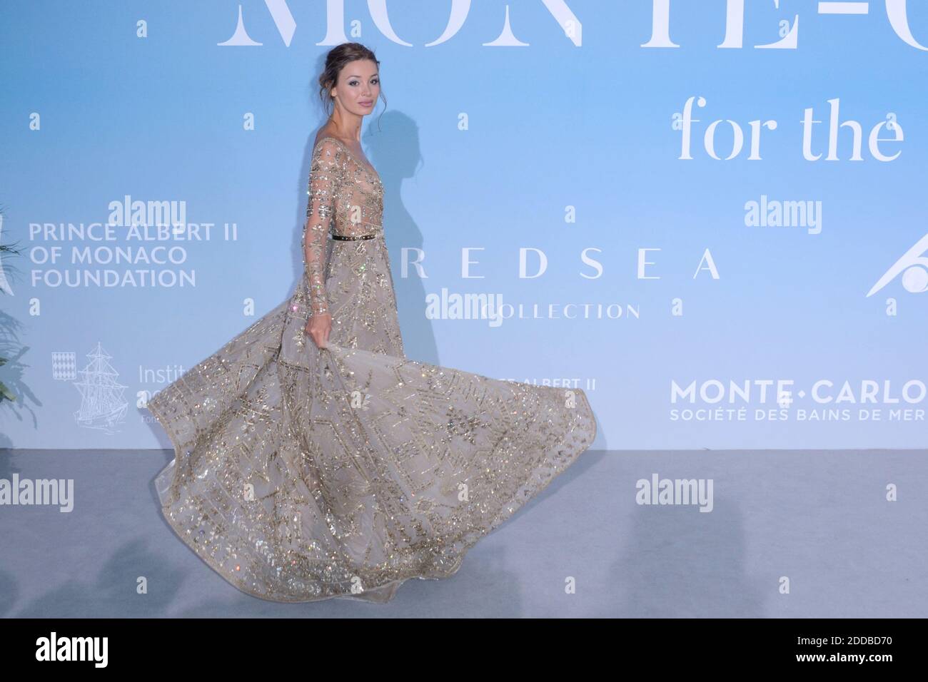 Lara Leito attending the Gala for the Global Ocean hosted by H.S.H
