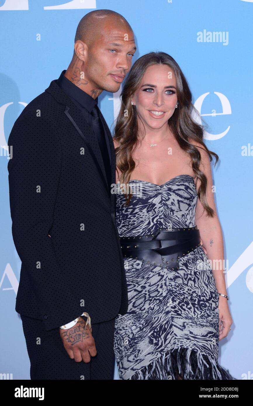 Jeremy Meeks and Chloe Green attending the Gala for the Global Ocean