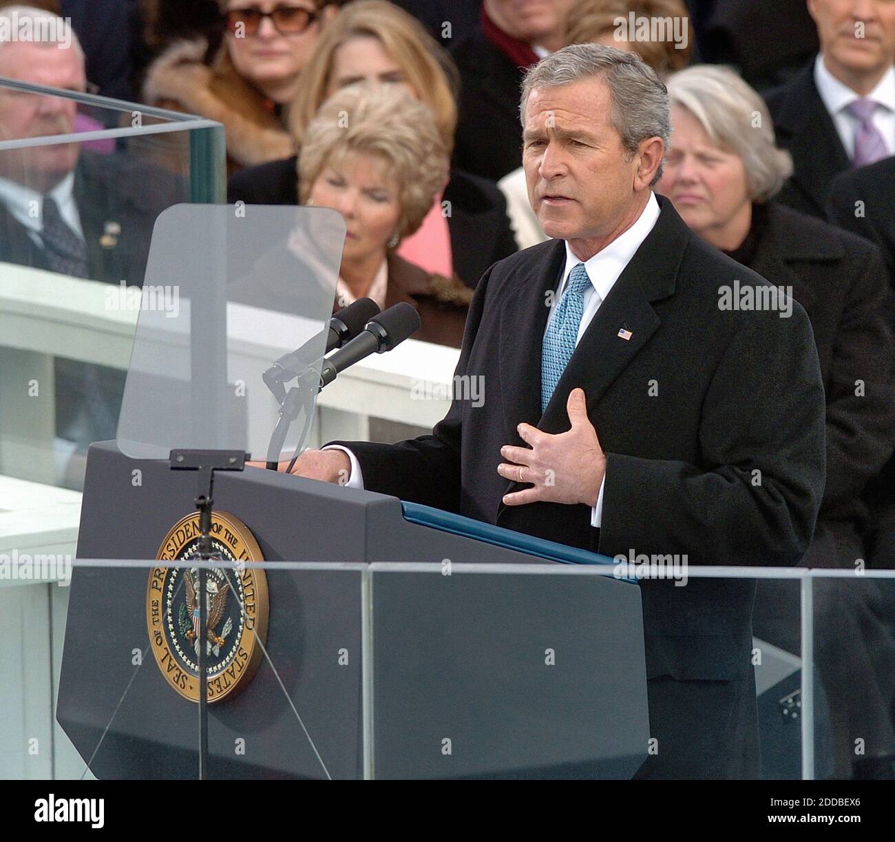 NO FILM, NO VIDEO, NO TV, NO DOCUMENTARY - U.S. President George W ...